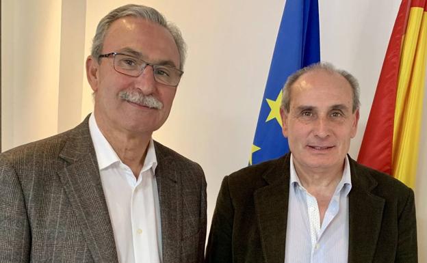 Francisco Javier Morato (izda) es el vicepresid ente y Antonio Prieta (dcha) nnuevo presidente 