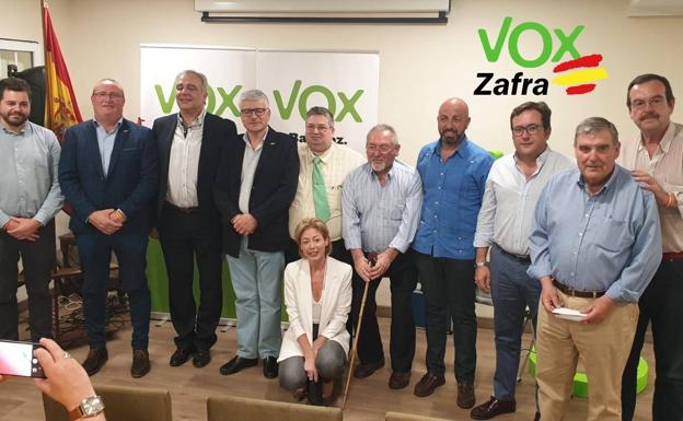Candidatura de VOX el día de su presentación 
