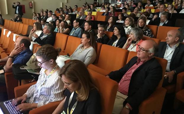 Algunos de los participantes en el congreso 