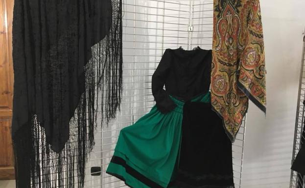 uno de los trajes expuestos 