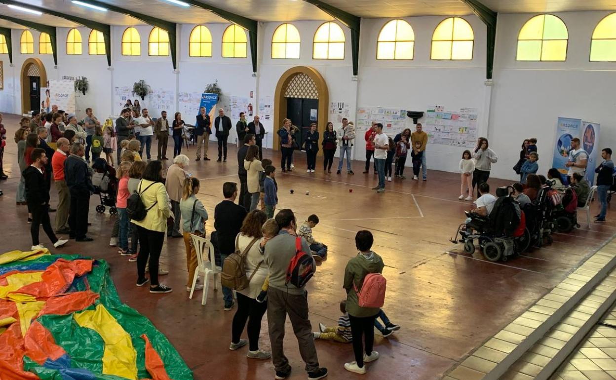 Exhibición de deporte adaptado 