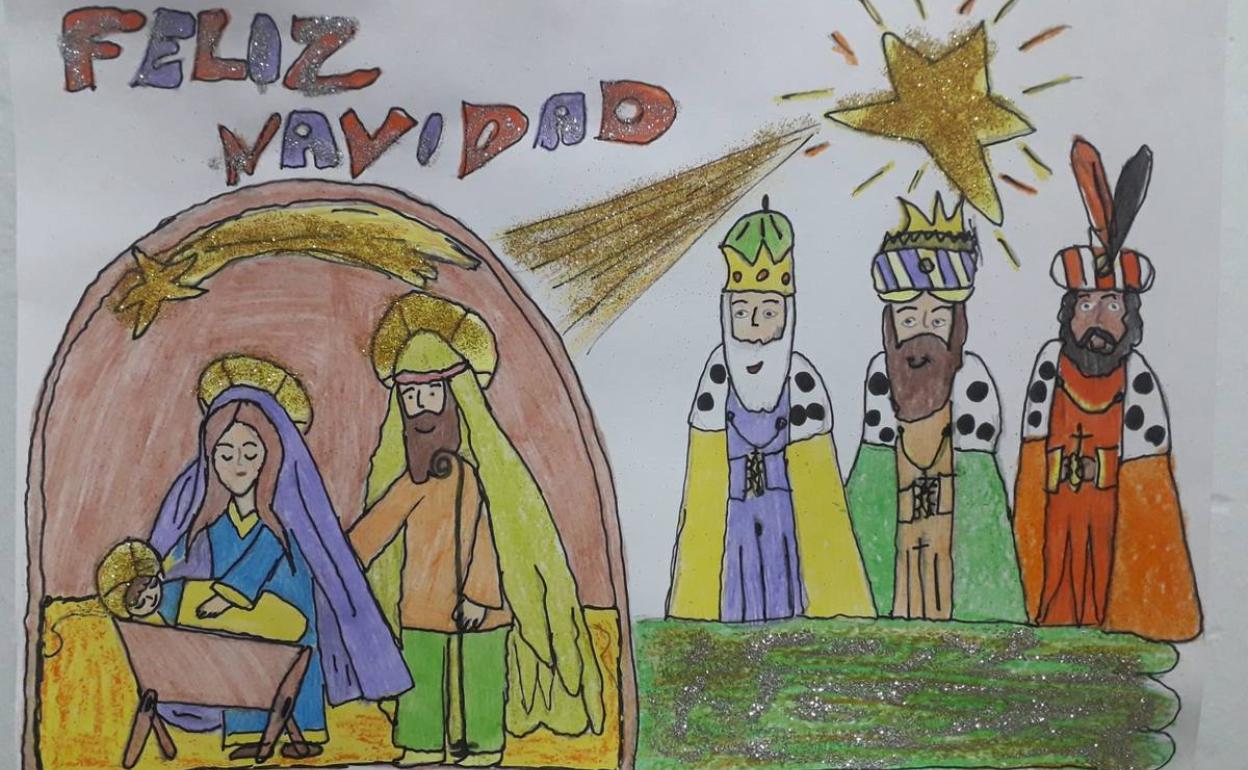 Dibujo que ilustrará el cartel de cabalgata este año 