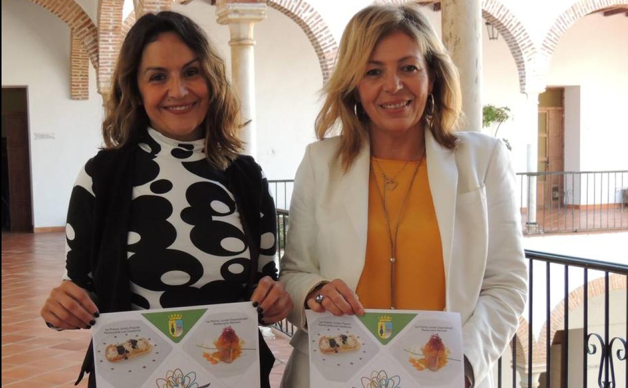 Rosa Monreal y Marisol Lozano durante la presentación del festival 