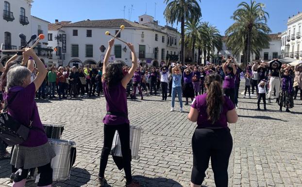 PErformance en la Plaza Grande 
