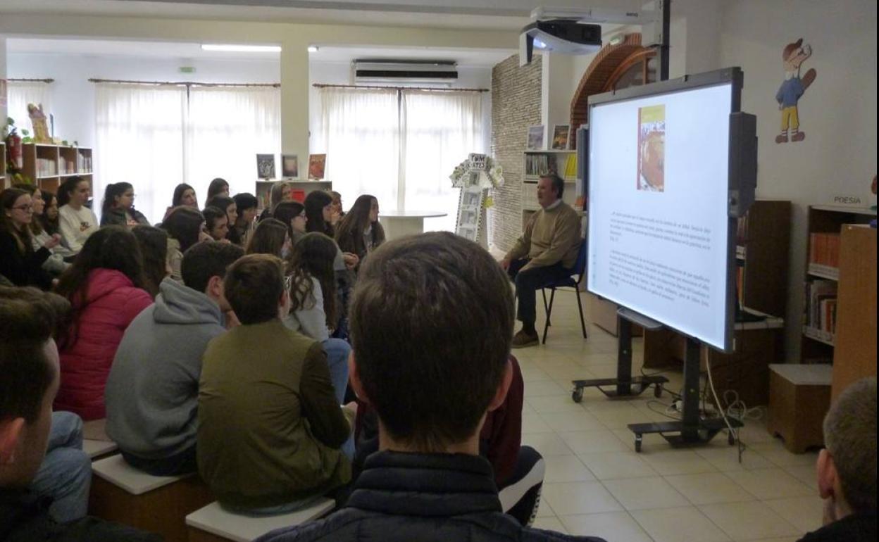 Encuentro con los estudiantes de los institutos 