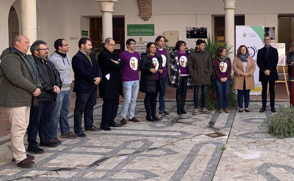 La Corporación Municipal en el últiomo acto institucional celebrado el Día de la Mujer 