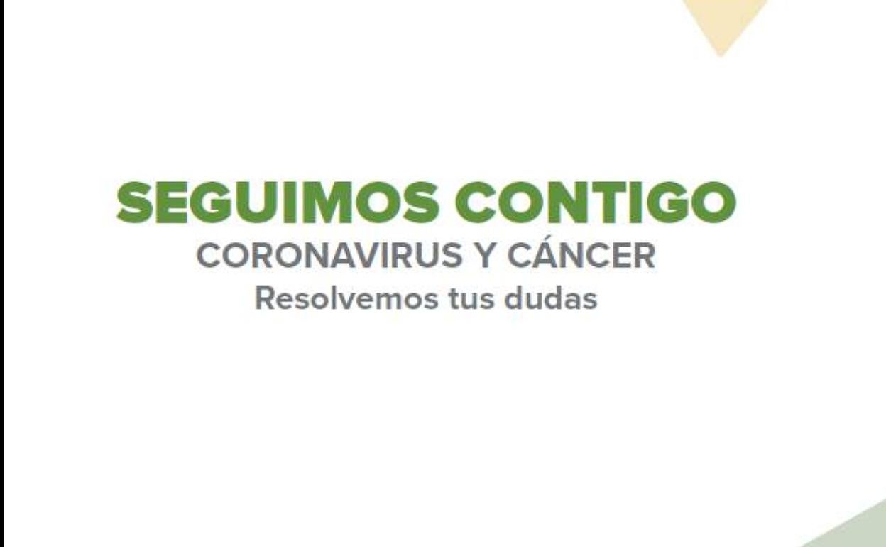 La AECC responde a las dudas de pacientes con cáncer respecto al COVID-19