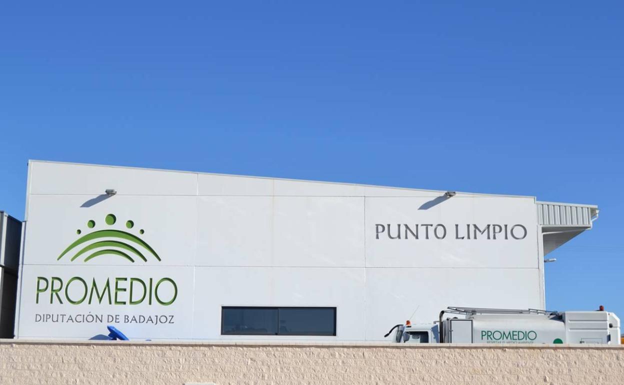 El lunes se reabre el punto limpio de Promedio en Zafra con medidas especiales