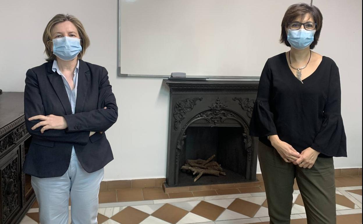 Joseja Moreno y tony toto en la presentación de esta actividad 