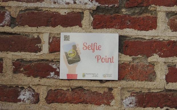 En los puntos se han instalado estas placas 