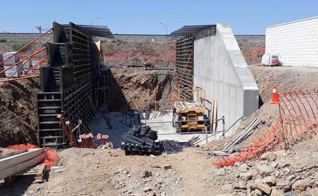 La obra del doble túnel va a buen ritmo 