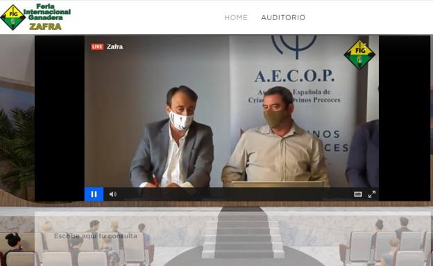 intervención de laAsociación Española de Criadores de Ovinos Precoces
