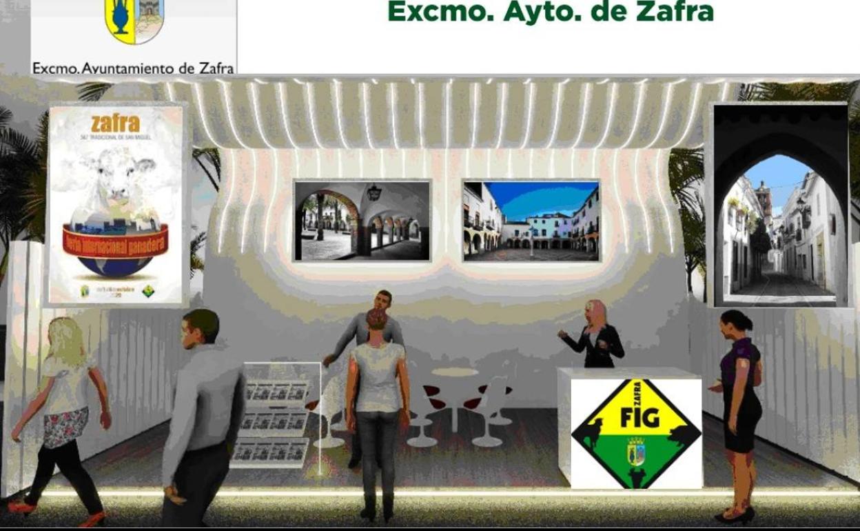Stand vitual del Ayuntamiento de Zafra 
