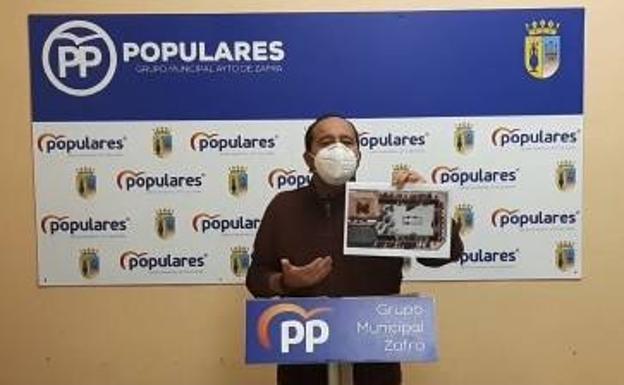 Javier Domingo Jaramillo durante la rueda de prensa 