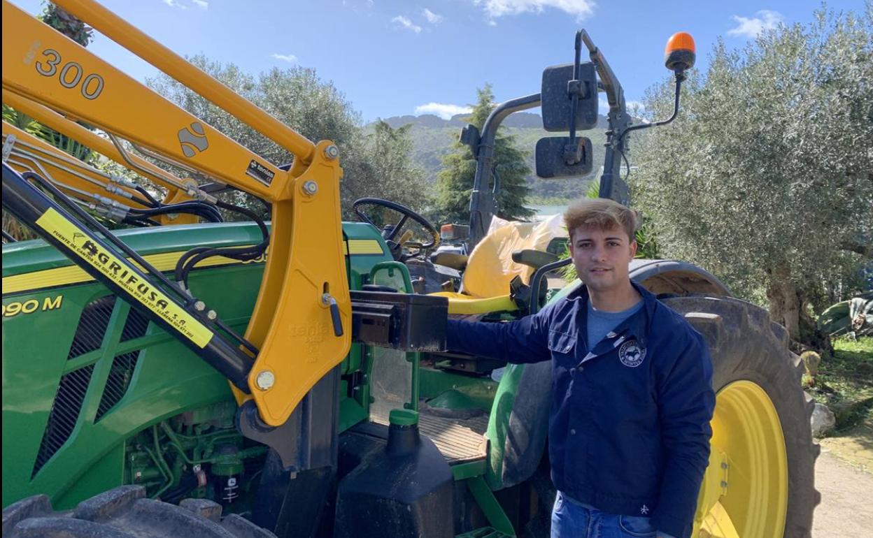 Francisco Javier Toro, de Zafra, va poner 60 hectáreas de riego