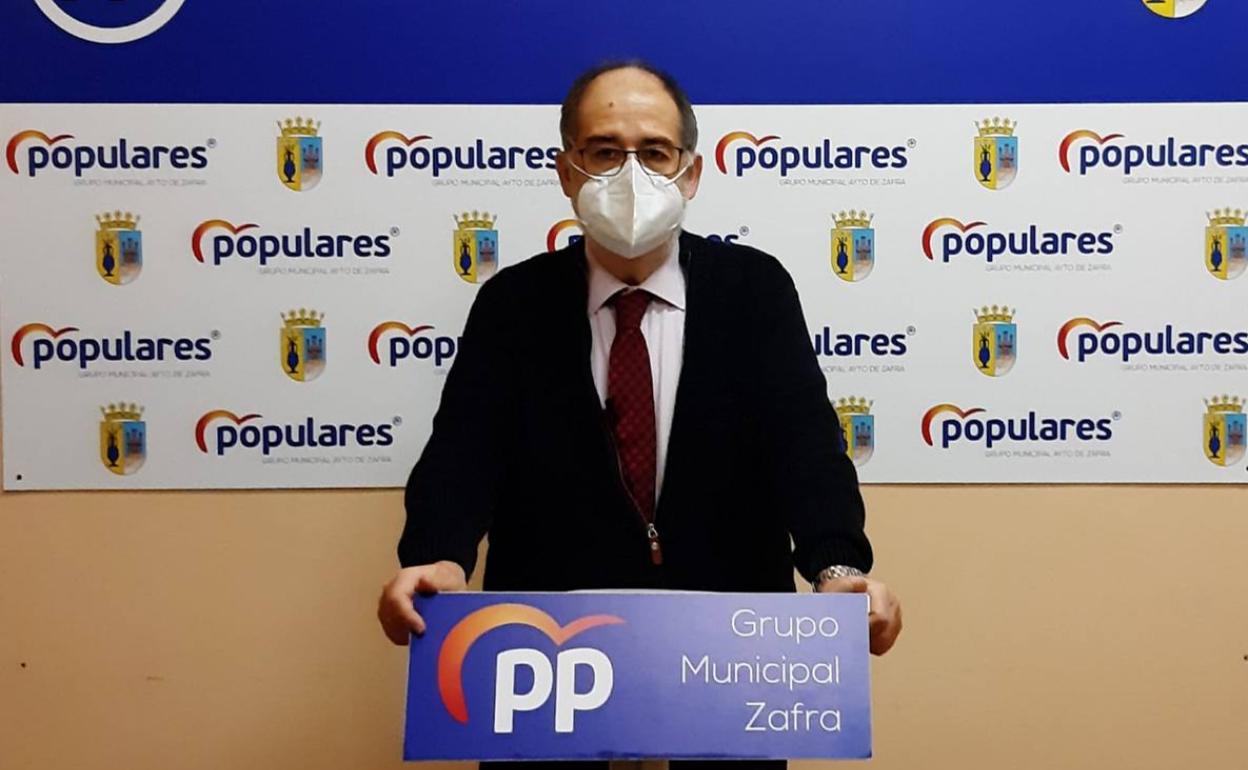 Juan Carlos Fernández, portavoz del PP de Zafra 
