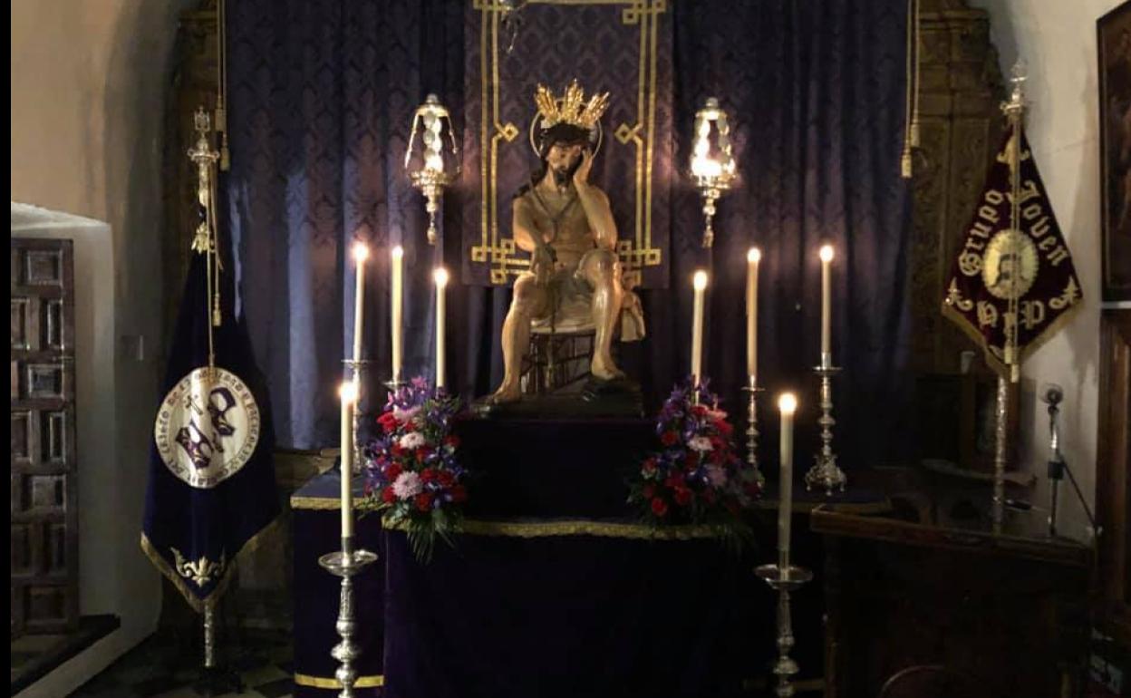 Altar de cultos del Cristo de la Humildad y Paciencia 
