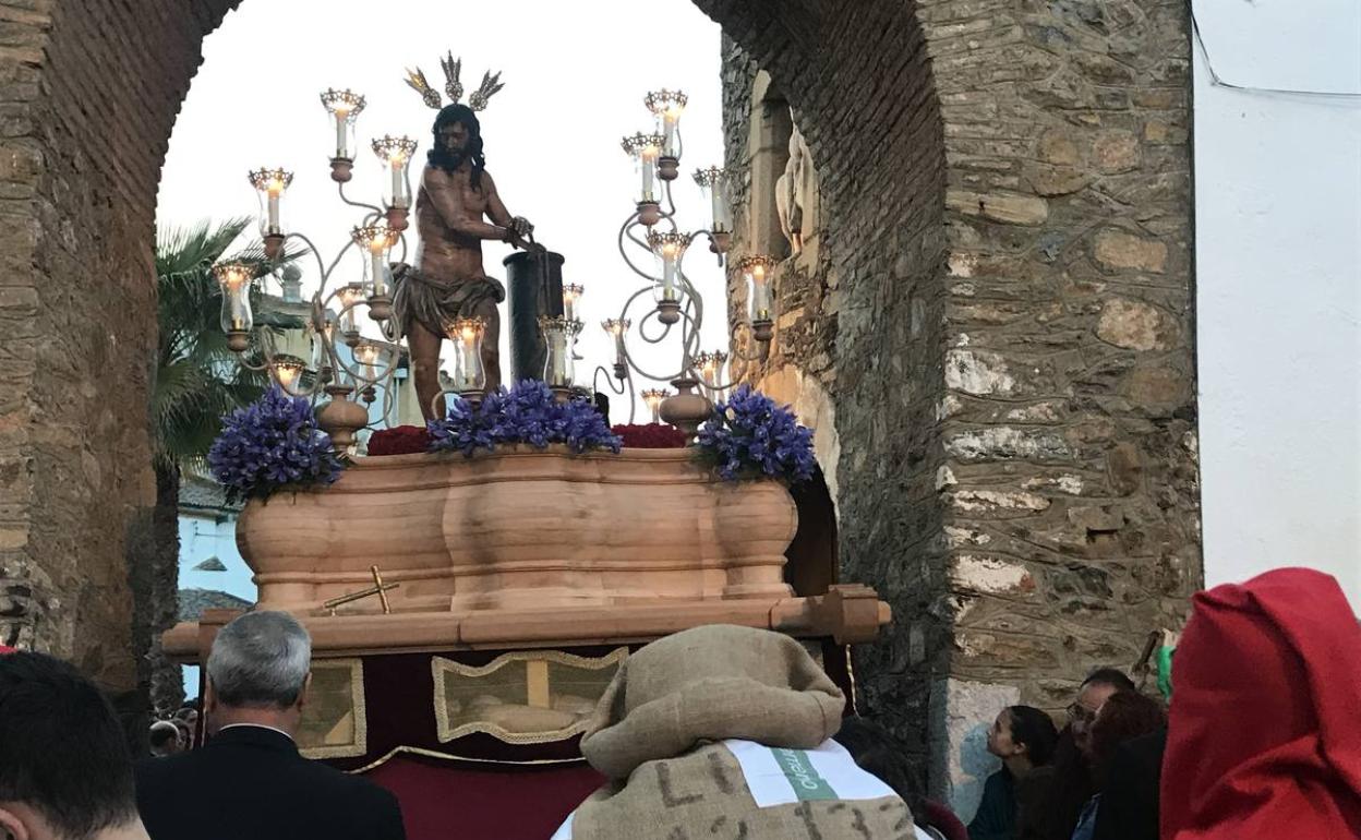 El Amarrao en su última salida procesional en 2019 