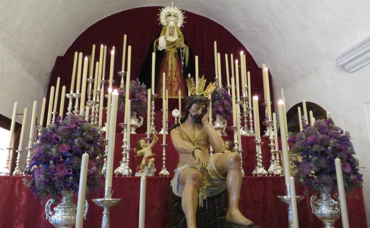 Altar extraordinario del Cristo de la Humildad y la Virgen de la Salud 