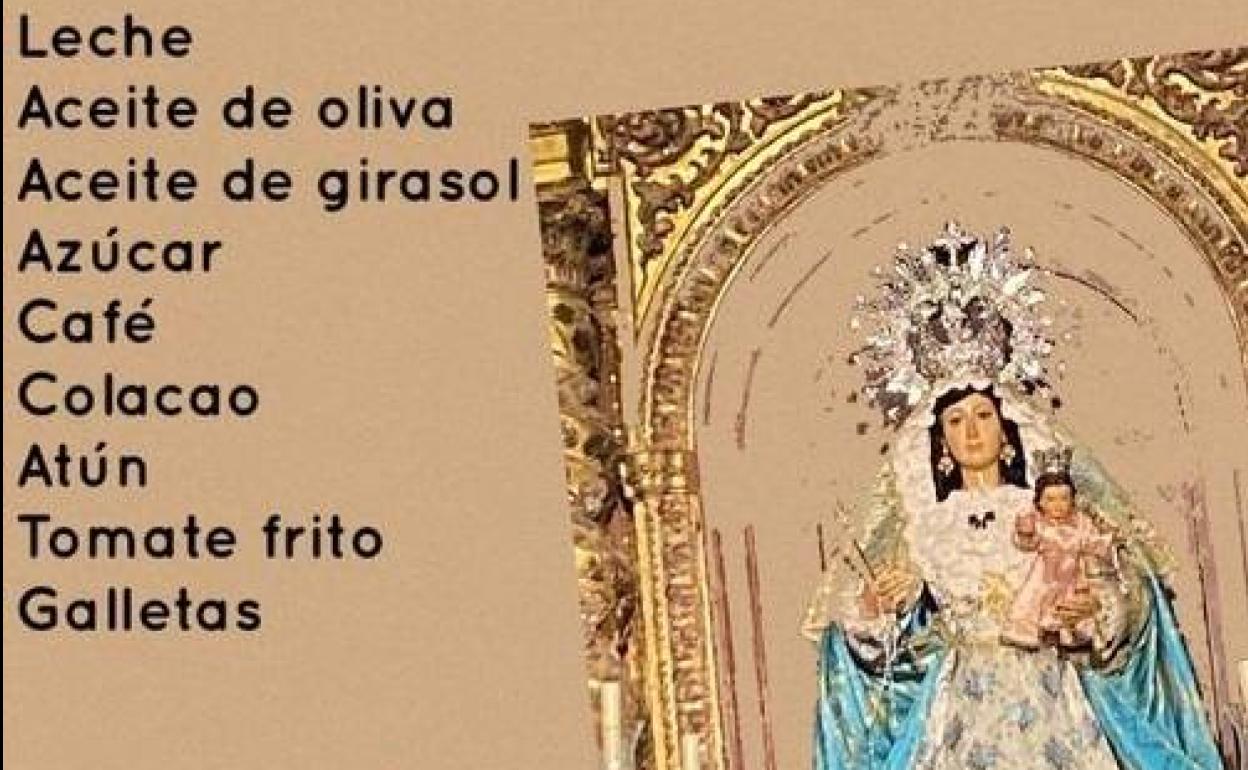 Cáritas hará una recogida de alimentos coincidiendo con el Día de Quasimodo