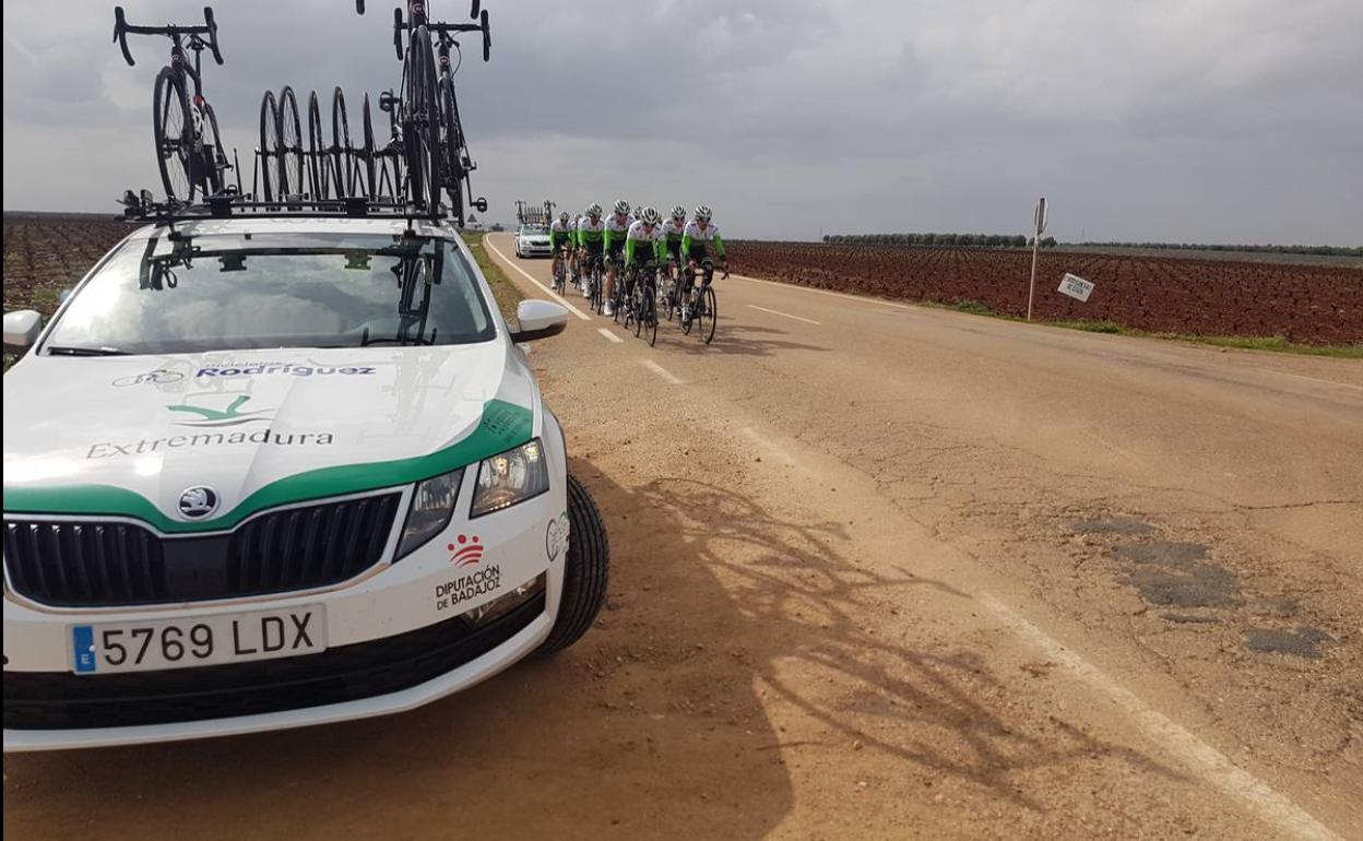 El Bicicletas Rodríguez-Extremadura se concentra en el Centro de Tecnificación Deportiva de Cáceres