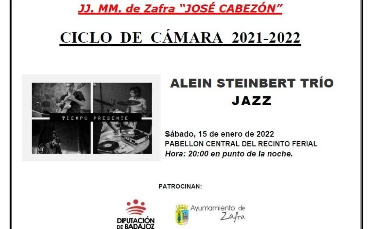 Turno para el jazz en el ciclo de Juventudes Musicales de la mano de Alein Steinbert Trío