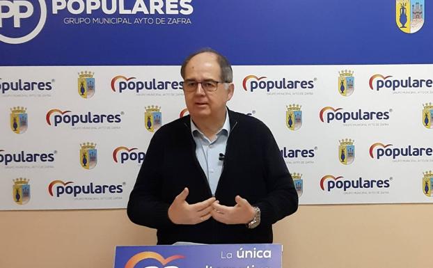 Juan Carlos Fernández durante su comparecencia 