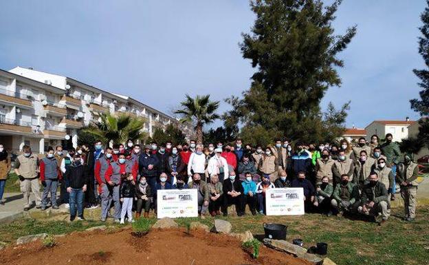 Todos los participantes en la actividad 