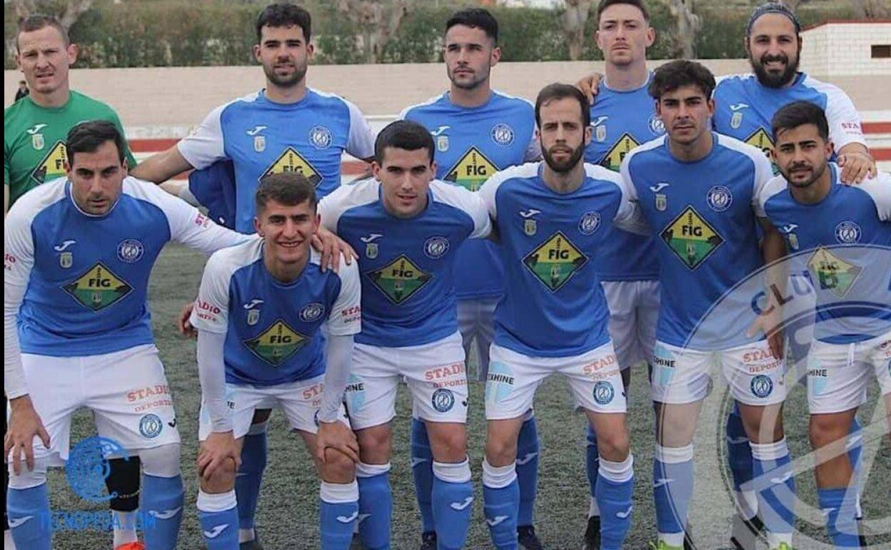 Once inicial del Zafra ante el San Serván 