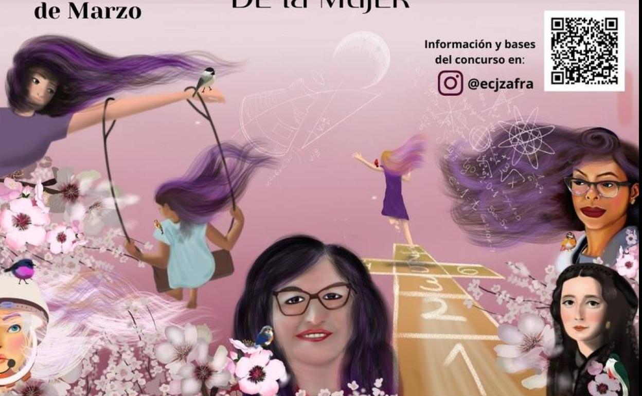 Cqrtel ilustrado por Annie Álvarez para este concurso 