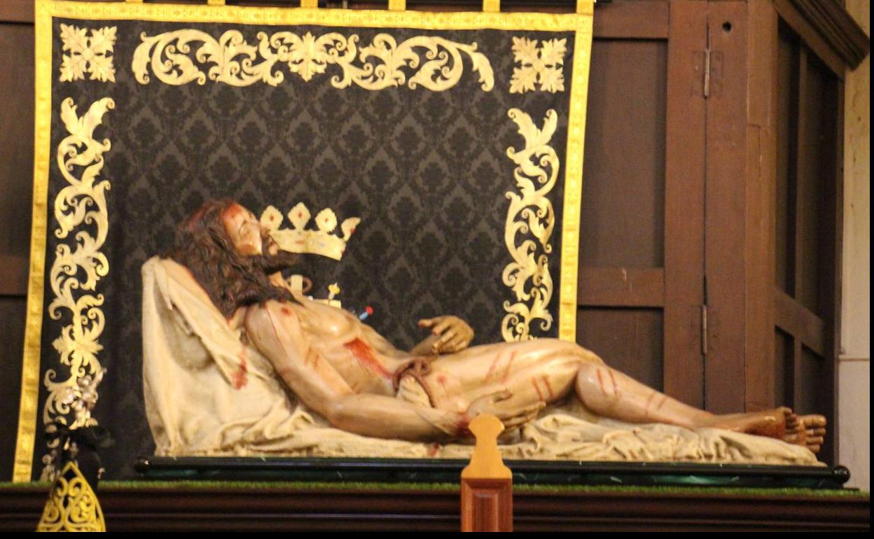 El Cristo Yacente en La Candelaria 