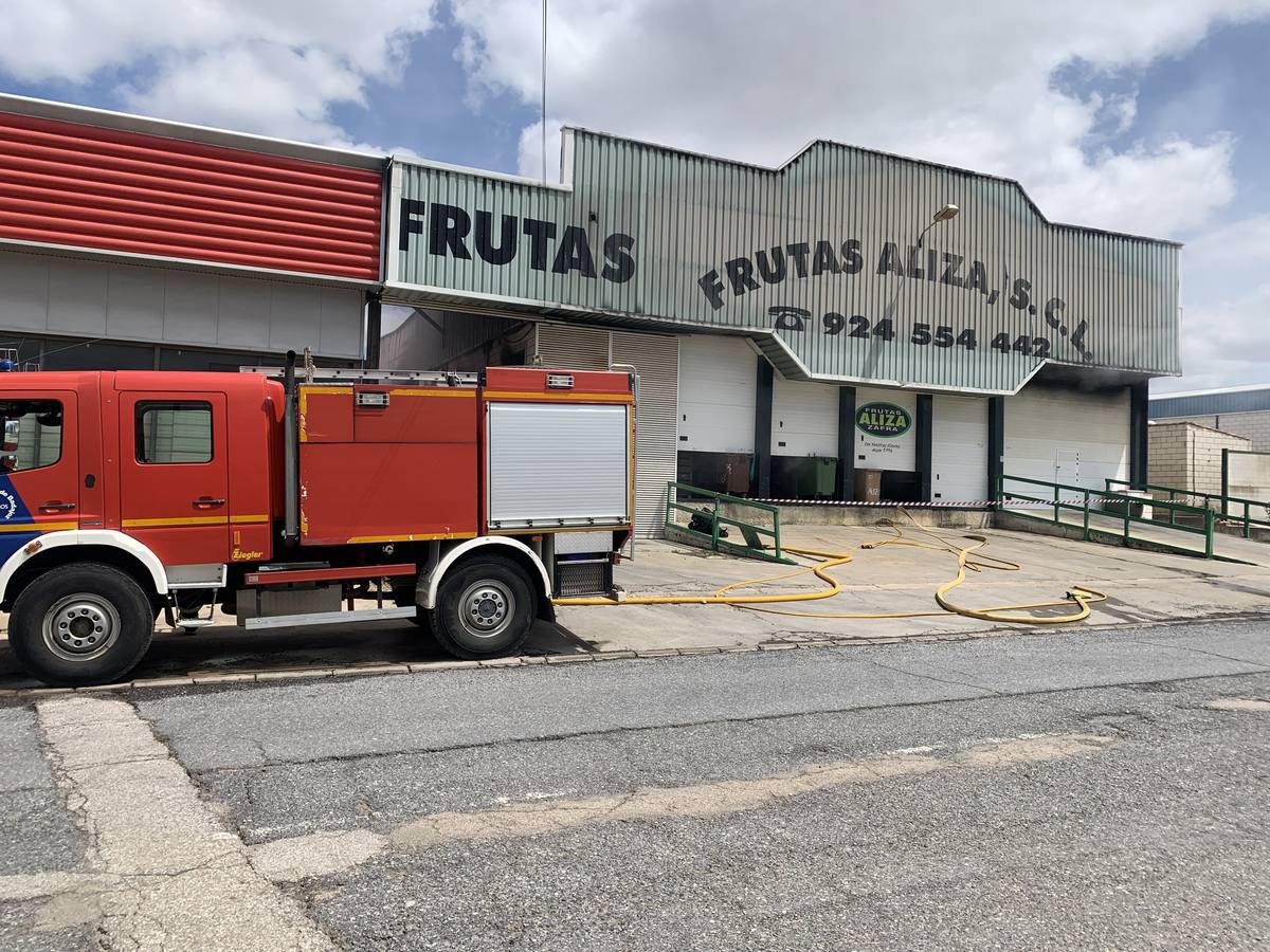 Los bomberos estaban en la tarde del domingo en el lugar de los hechos en servicio de prevención 