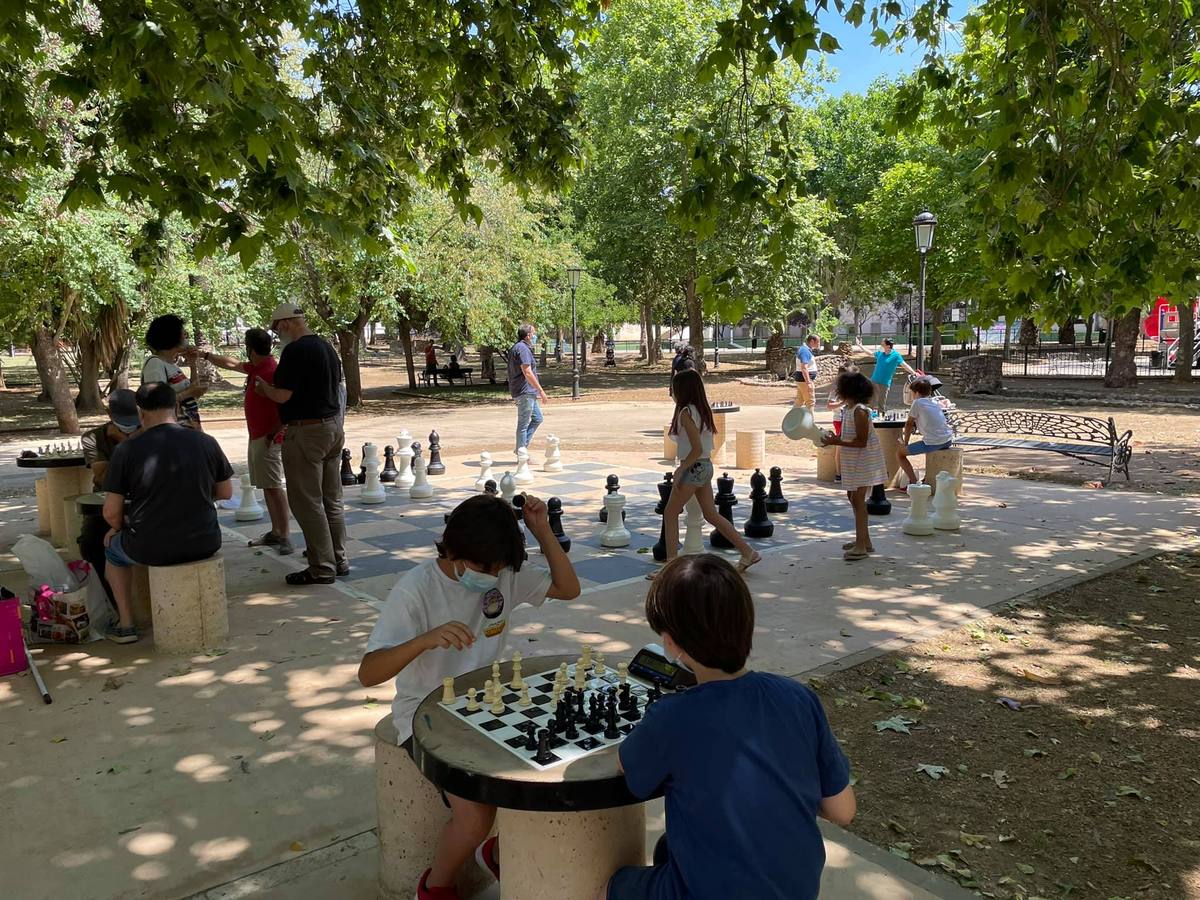 Rincón de Ruy López en el Parque de la Paz 