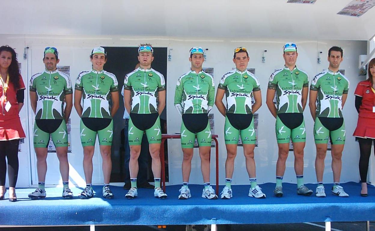 Equipo del Bicicletas Rodríguez que disputó esta prueba en el año 2009 