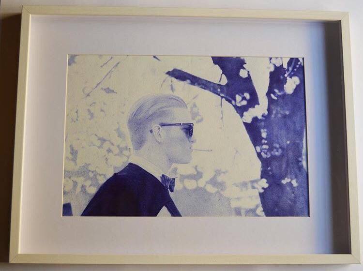 Uno de los cuadros elaborados por Marina exclusivamente a boli bic 