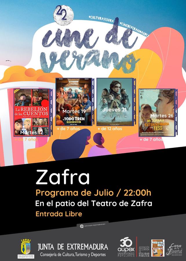 Programación en julio 