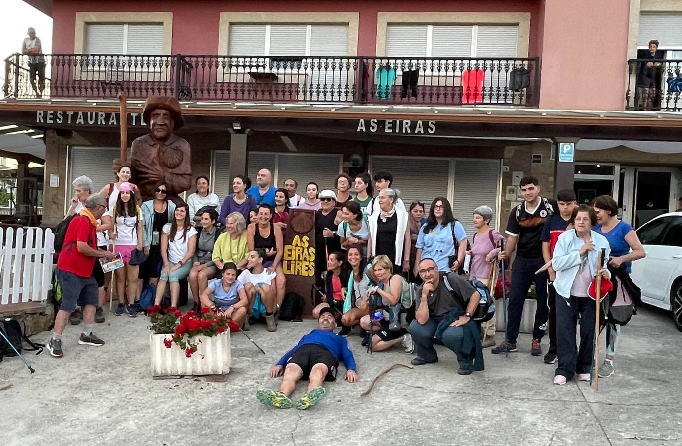 Un total de 36 peregrinos recorren el Camino de Santiago desde Muxía