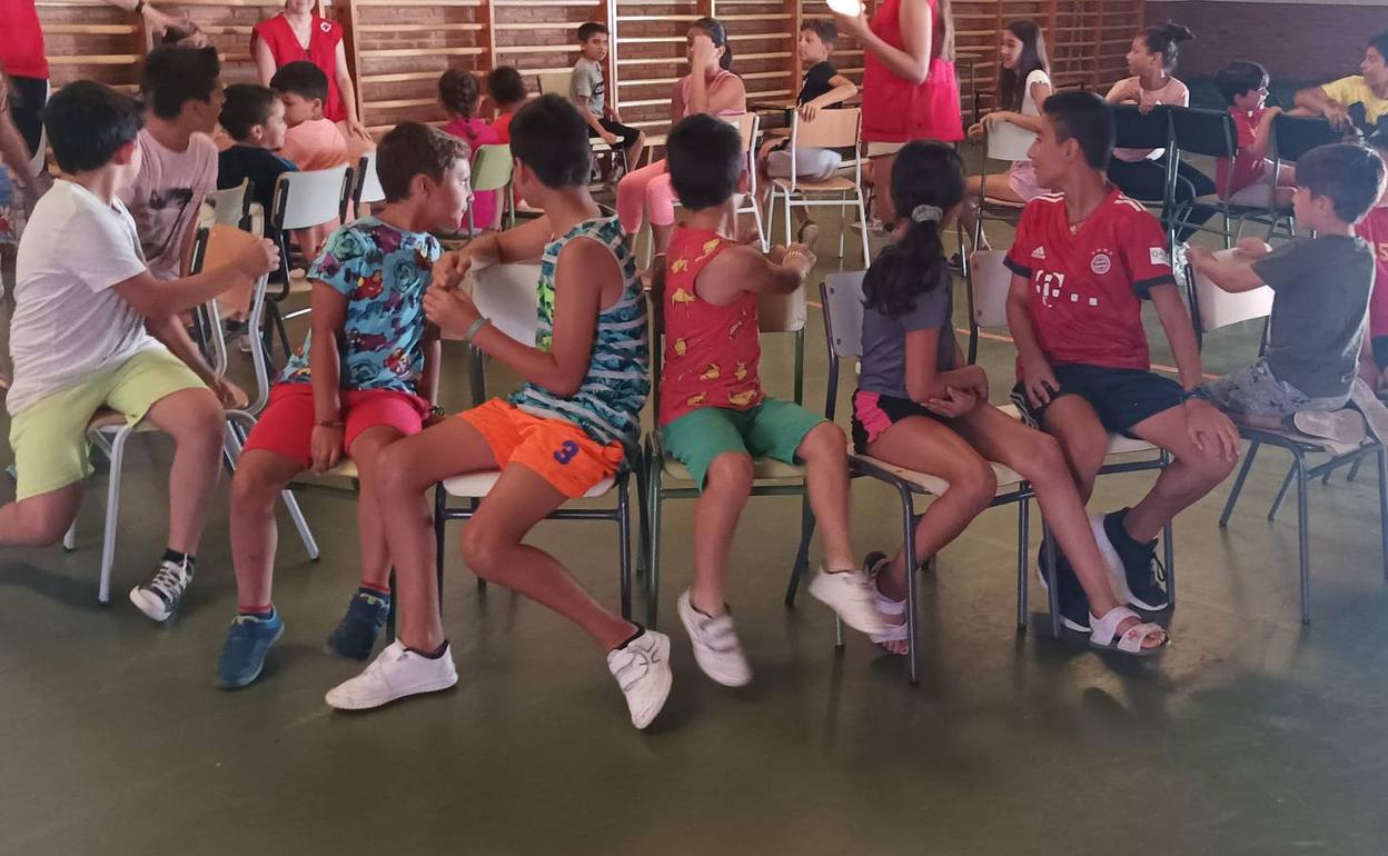 Ususarios de los espacios en una de las actividades 