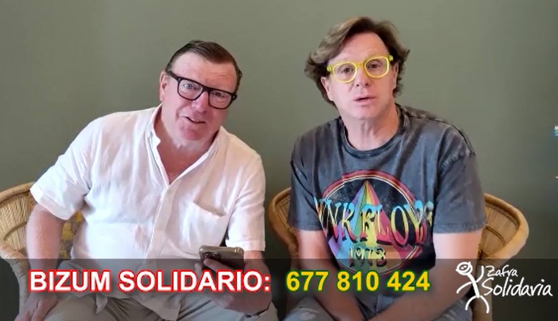 Zafra Solidaria pone en marcha una campaña a través de Bizum apoyada por Los Morancos