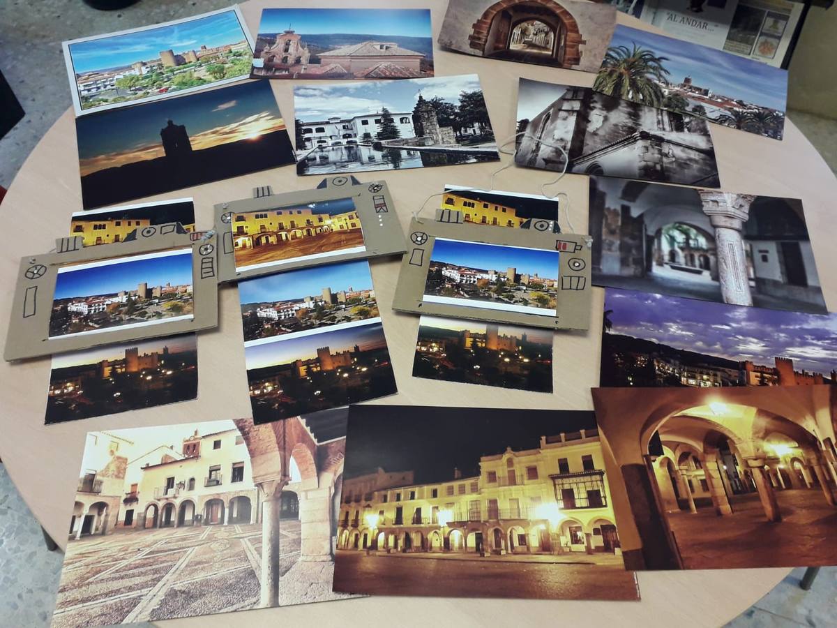 Fotografías que se repartirán durante la ruta 