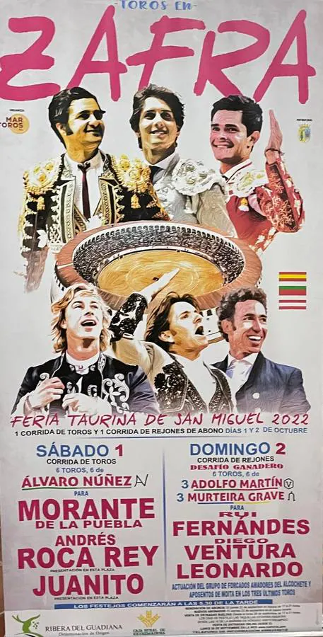 Morante, Roca Rey y Juanito abren este sábado el cartel taurino de la feria