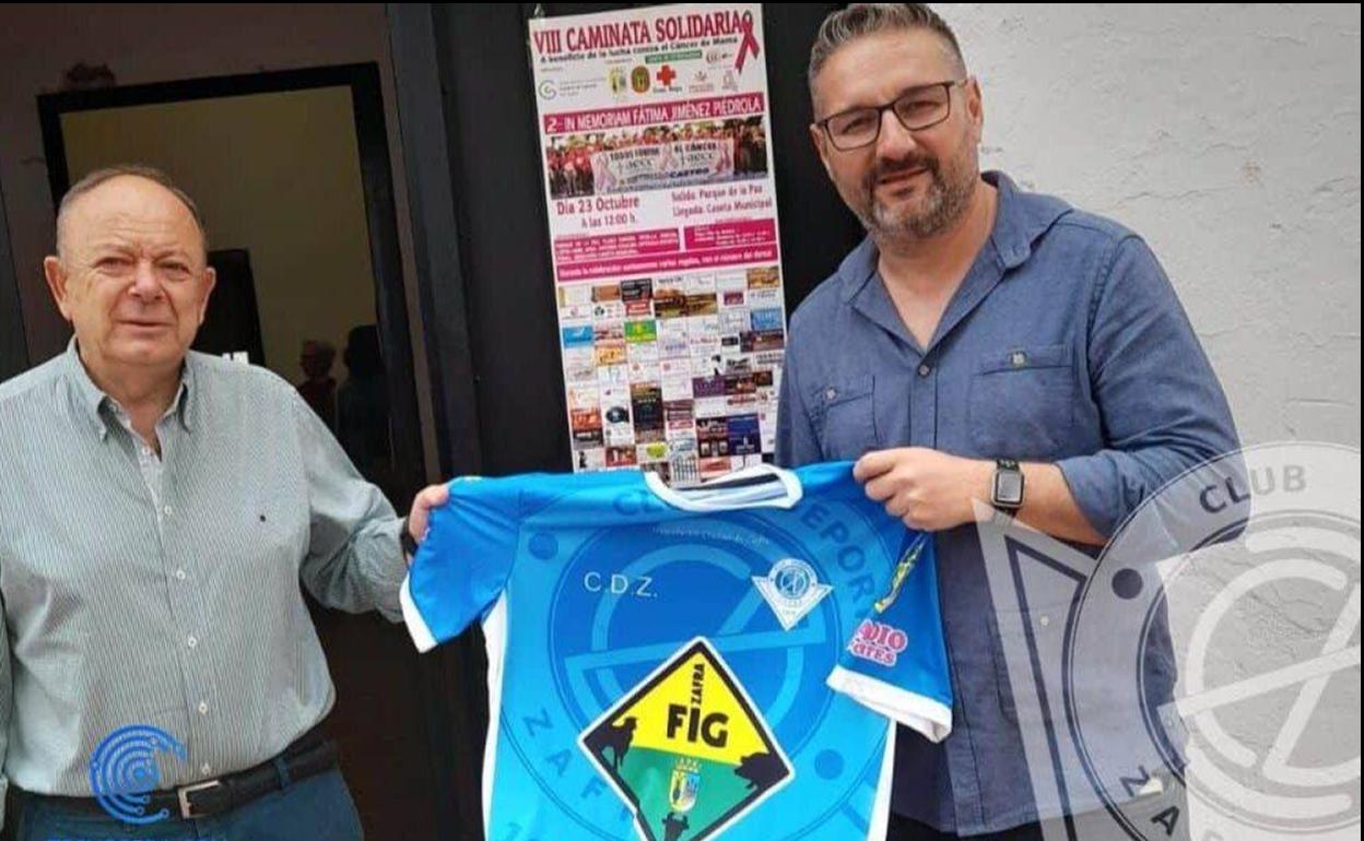 El Club Deportivo Zafra muestra su apoyo y se suma a la lucha contra el cáncer