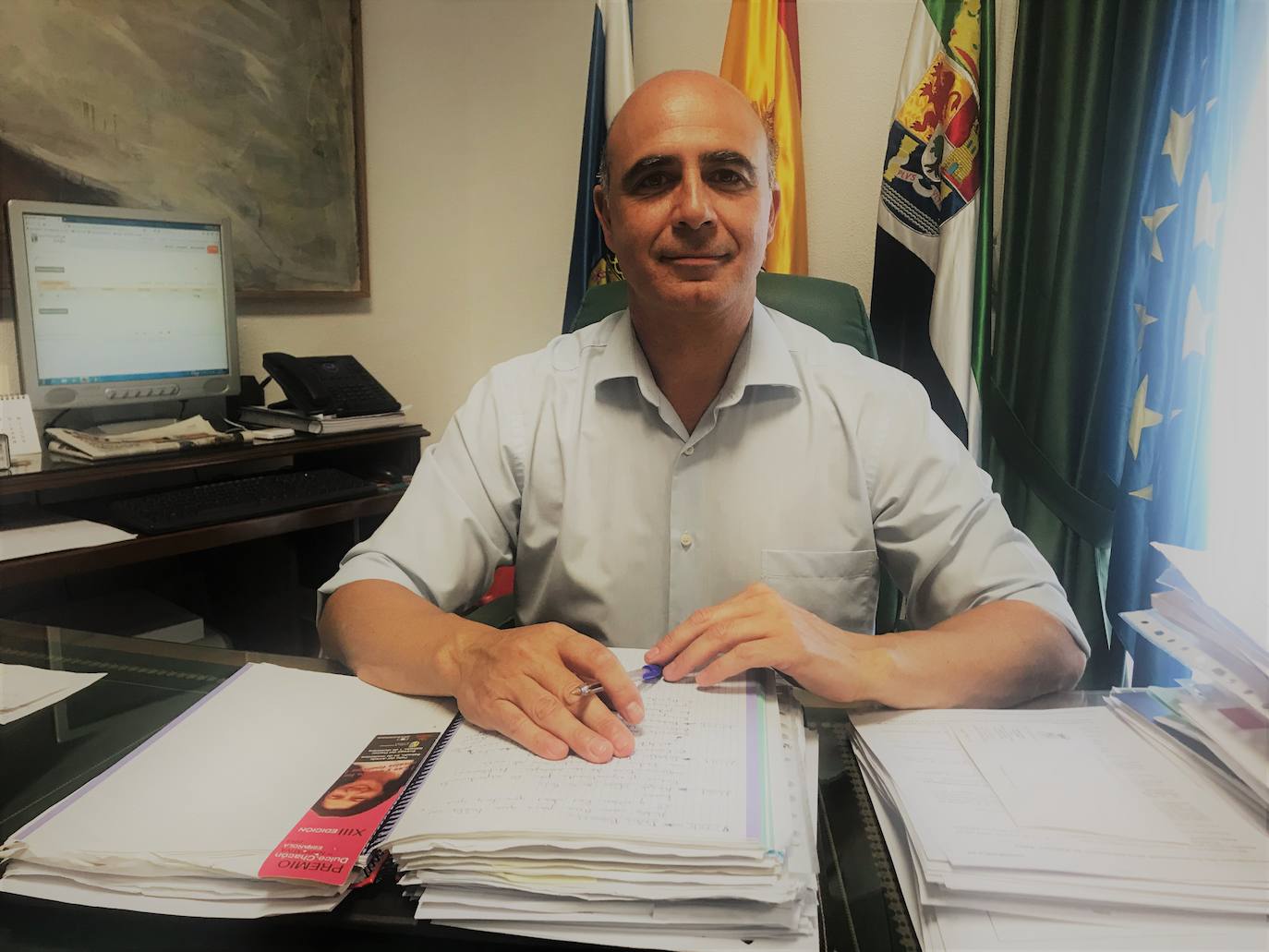 El alcalde, José Carlos Contreras 