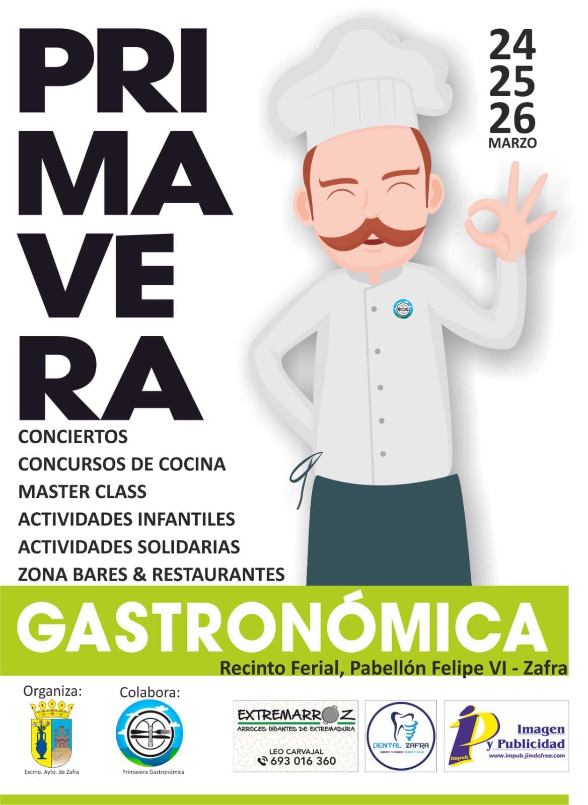 La I edición de Primavera Gastronómica ofrecerá talleres, master class, concursos de cocina y actividades solidarias