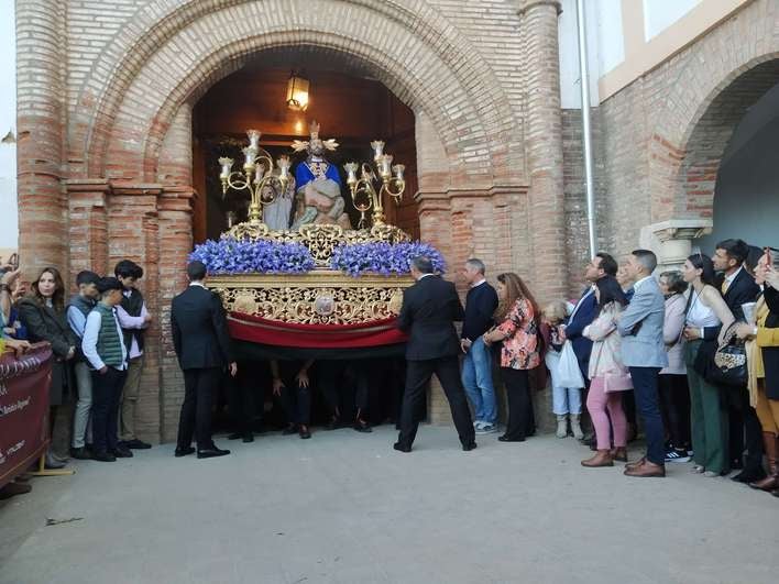 Salida de La Oración desde la Iglesia del Rosario