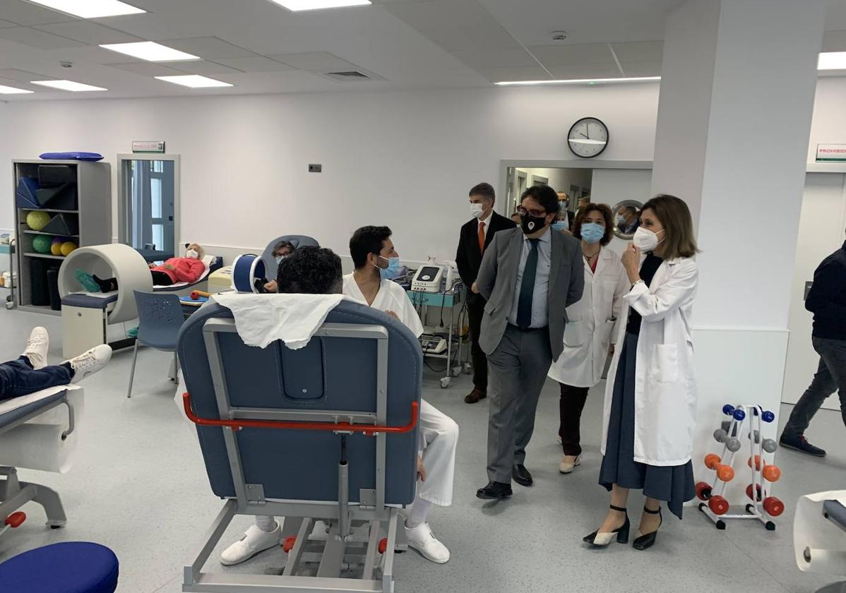 El nuevo servicio de fisioterapia y rehabilitación del hospital ya está en funcionamiento
