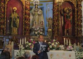 Víctor Galván durante su pregón