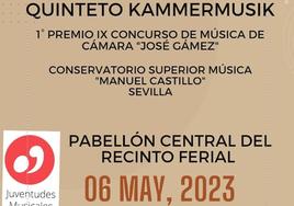 Cartel del concierto