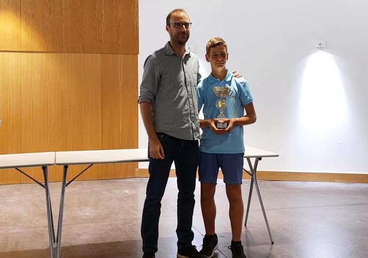 El joven ajedrecista Raúl Gutiérrez Toro gana el Campeonato de Extremadura por edades