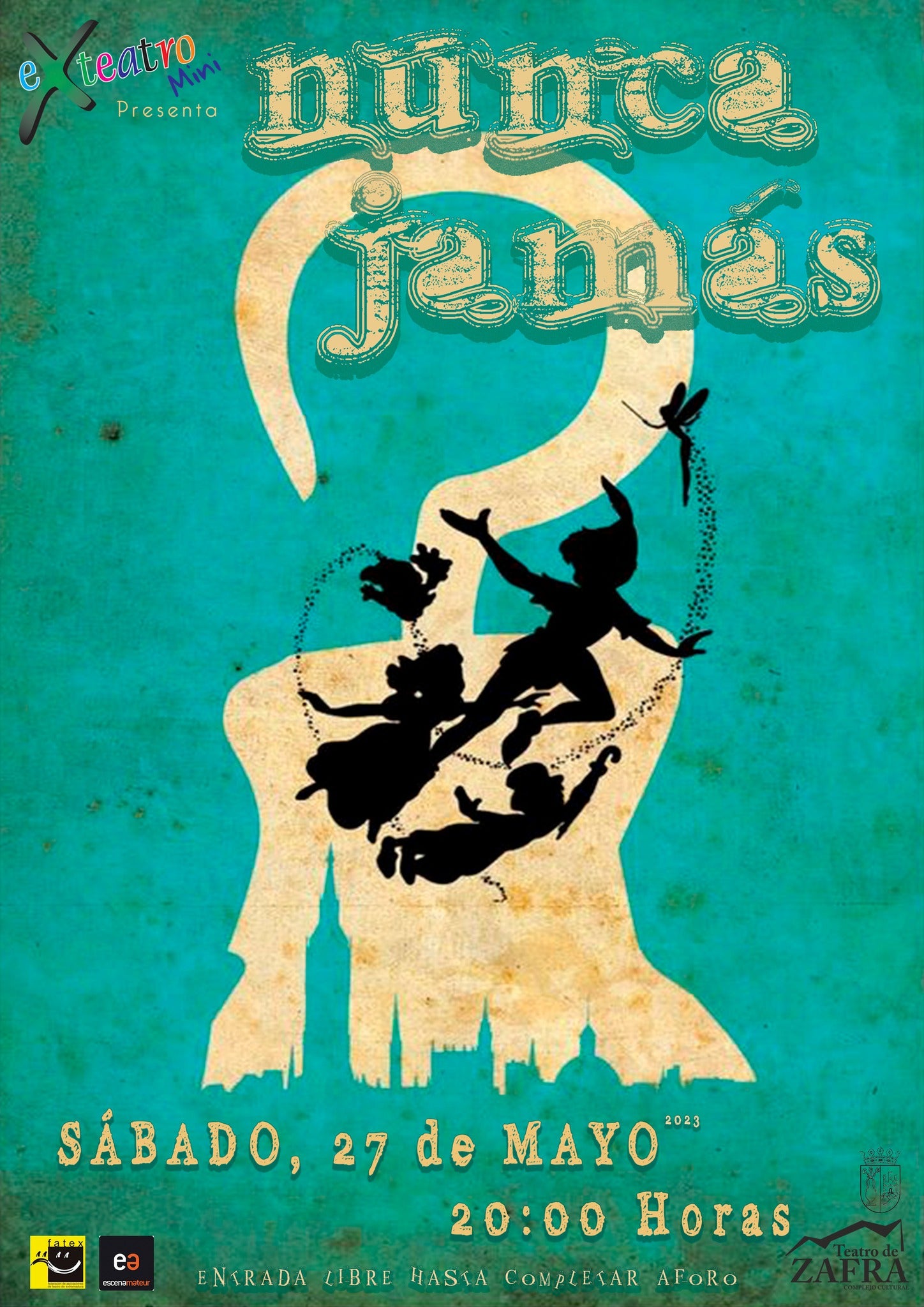 Exteatro Mini nos propone viajar a Nunca Jamás' en el Teatro de Zafra